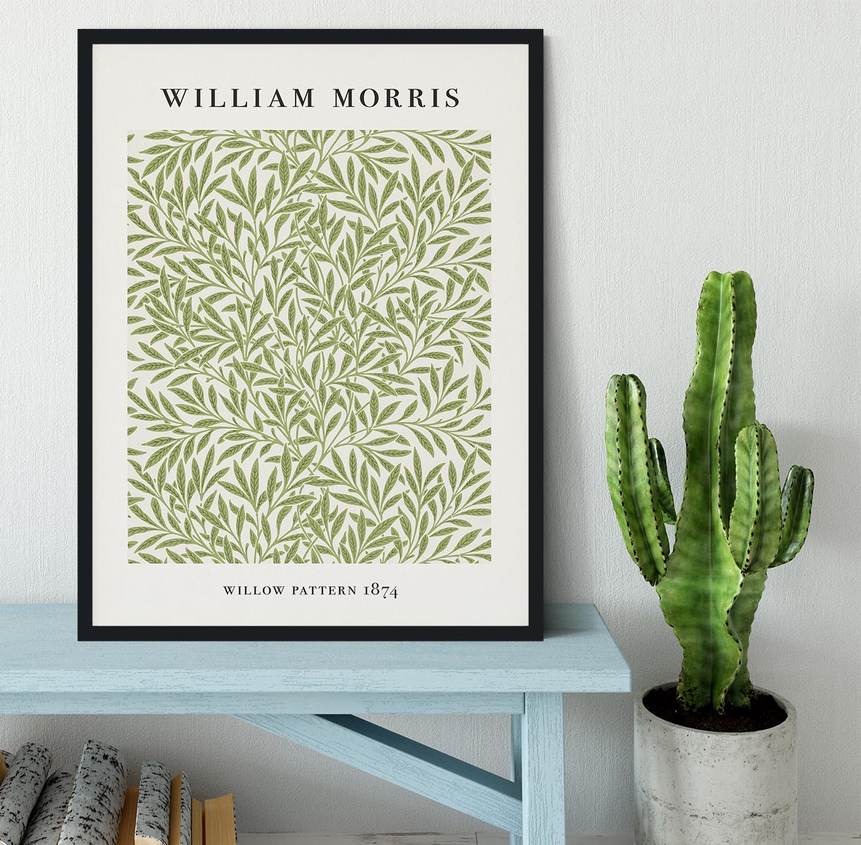 William Morris Willow Pattern Framed Print - Canvas Art Rocks - 2