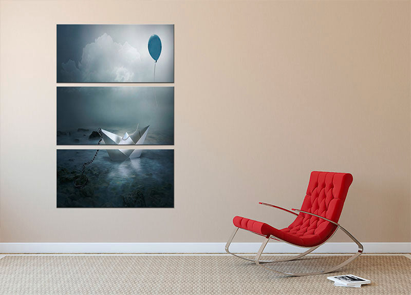 Without choice 3 Split Panel Canvas Print - 1x - 2