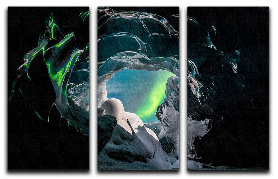 Wonders of Iceland 3 Split Panel Canvas Print - Canvas Art Rocks - 1