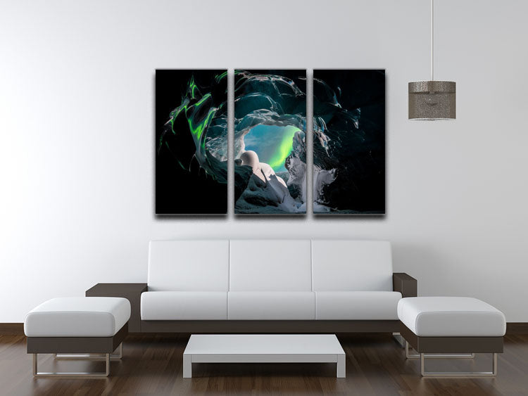 Wonders of Iceland 3 Split Panel Canvas Print - Canvas Art Rocks - 3