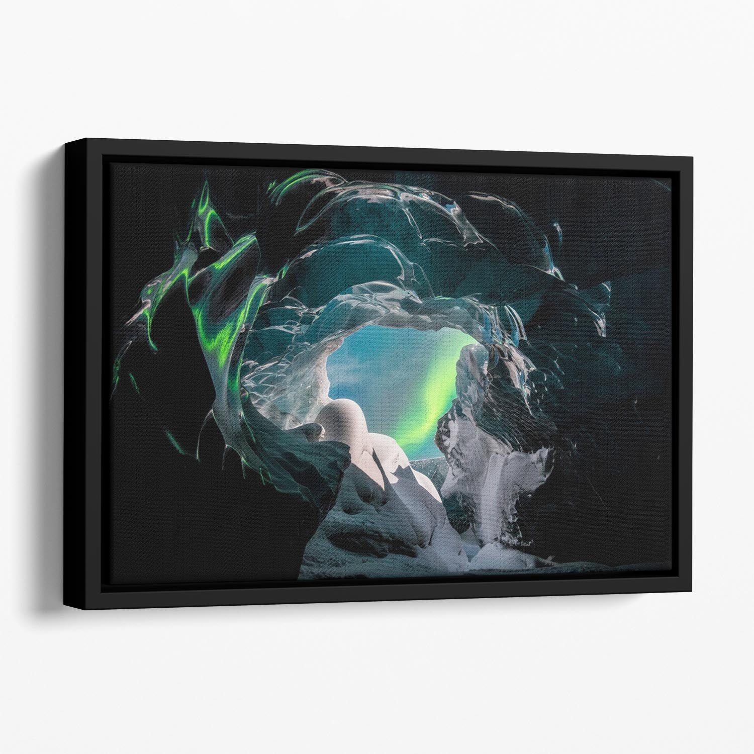 Wonders of Iceland Floating Framed Canvas - Canvas Art Rocks - 1