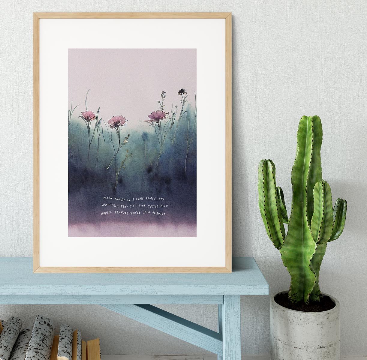 You Are Planted Framed Print - Canvas Art Rocks - 3