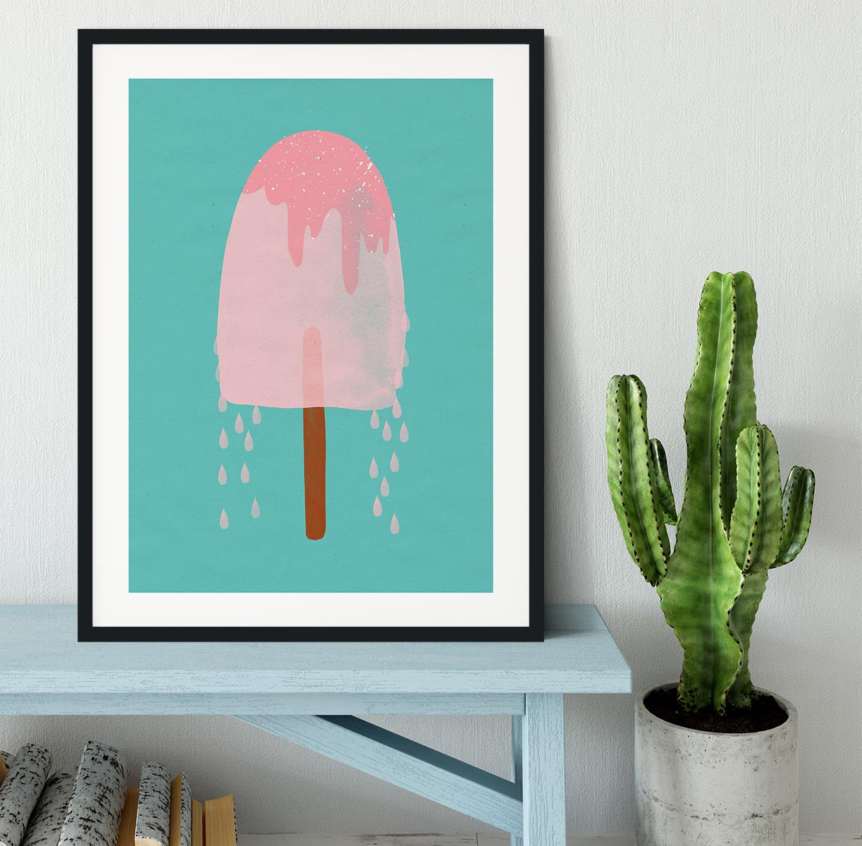 Yummy Ice Cream Framed Print - 1x - 1