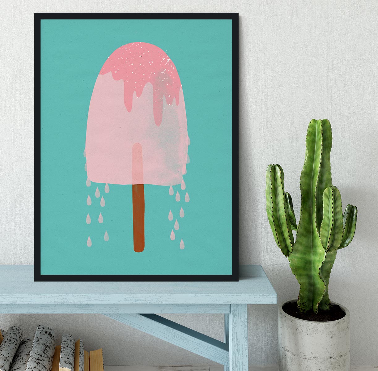 Yummy Ice Cream Framed Print - 1x - 2