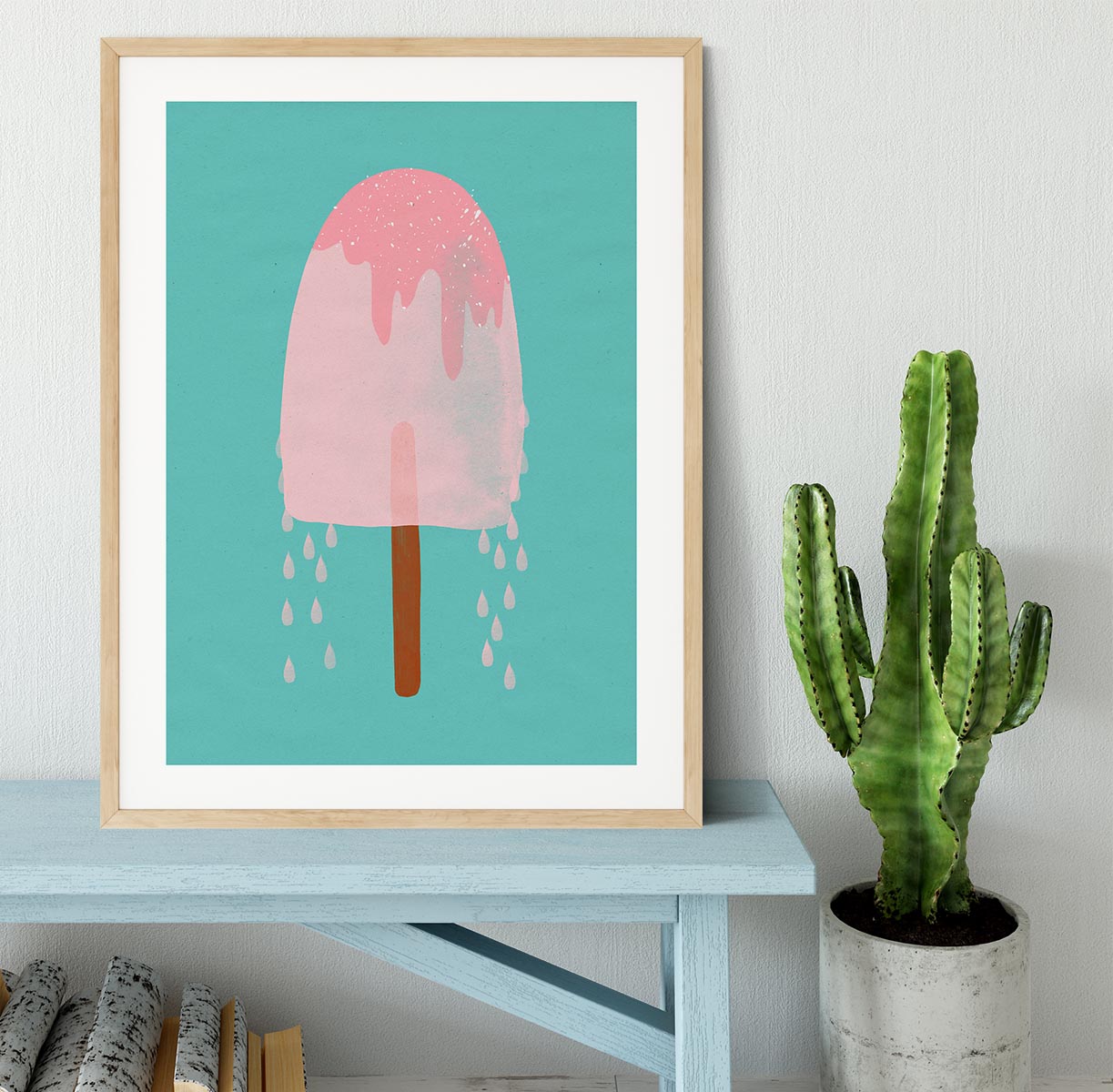 Yummy Ice Cream Framed Print - 1x - 3