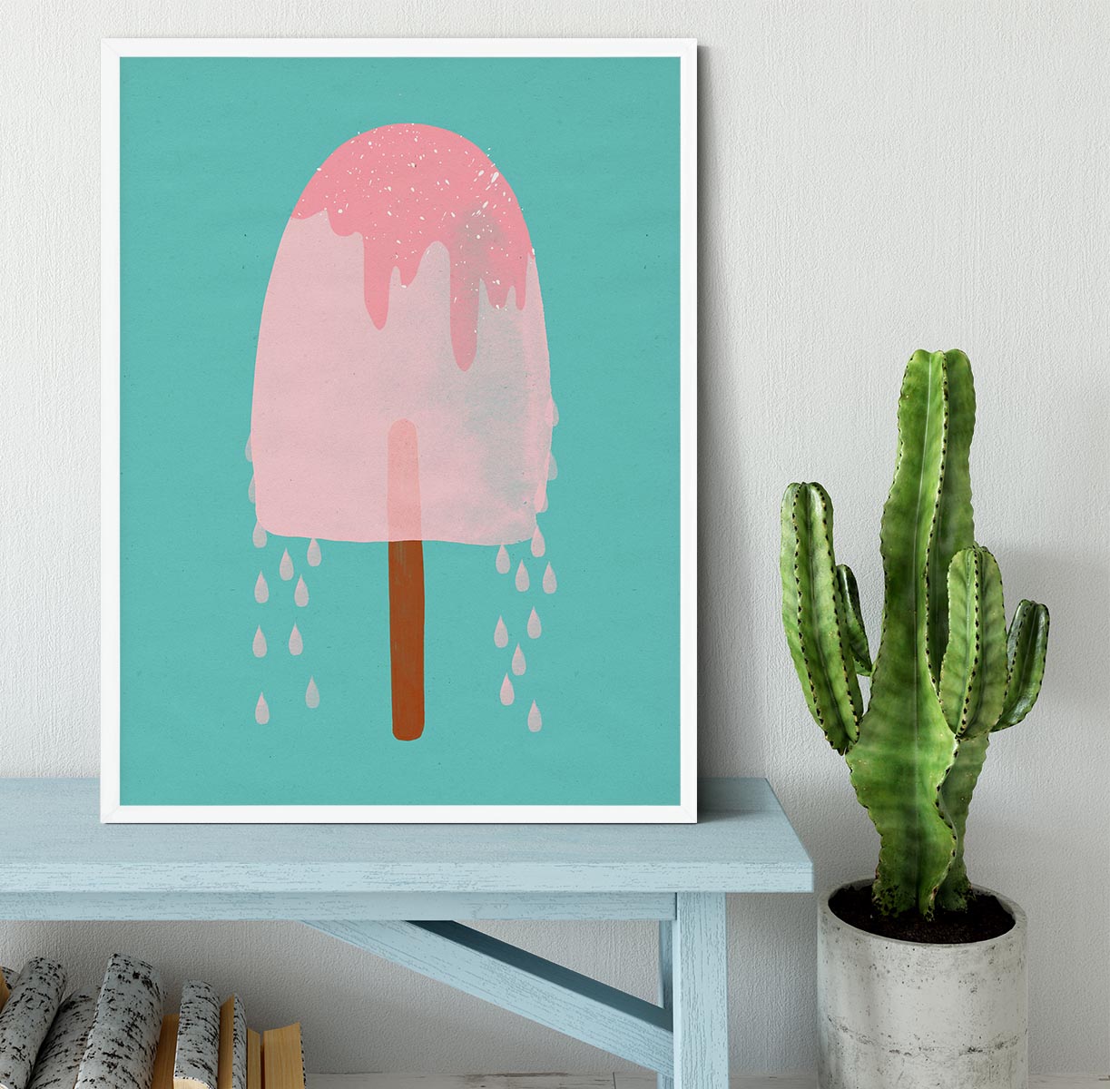 Yummy Ice Cream Framed Print - 1x -6