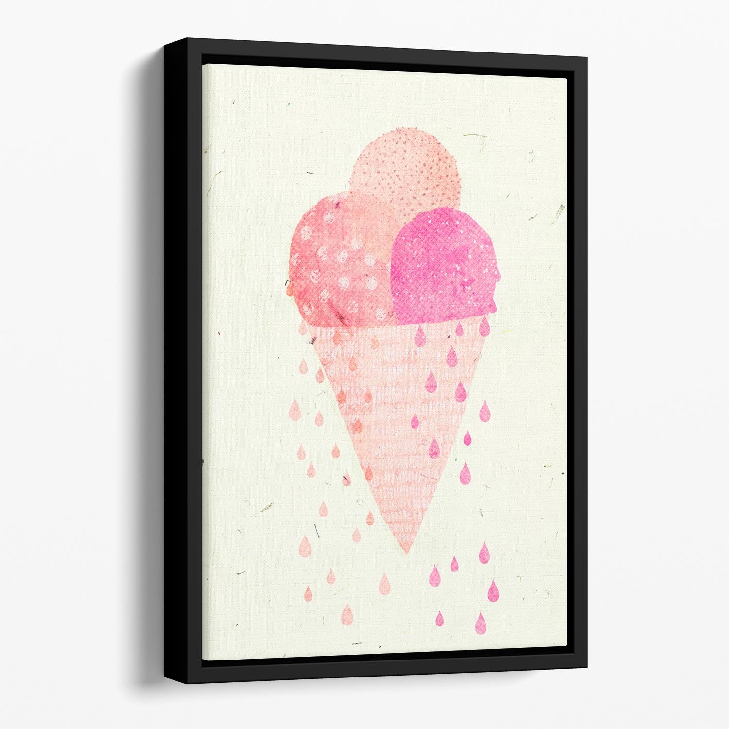 Yummy Ice Floating Framed Canvas - 1x - 1