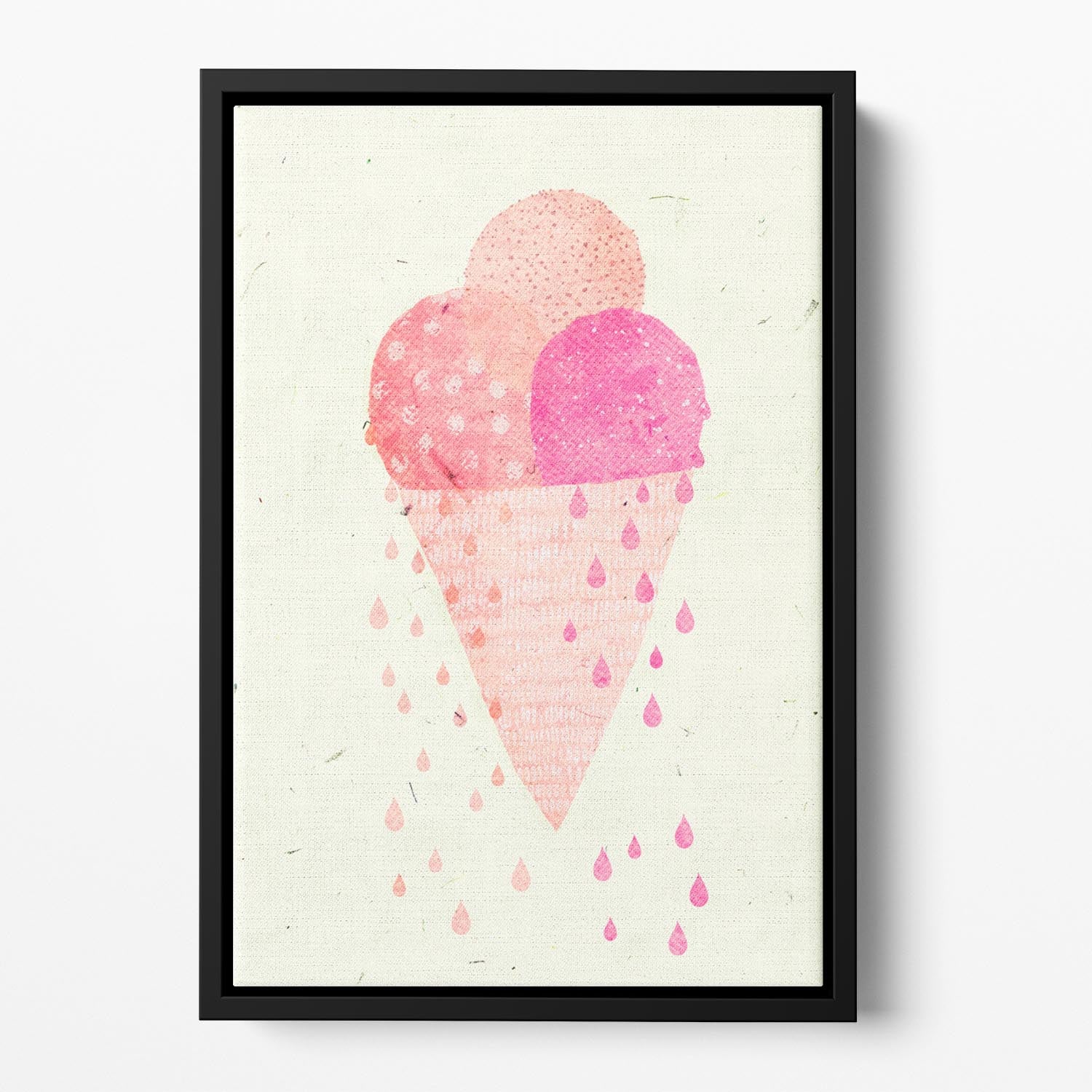 Yummy Ice Floating Framed Canvas - 1x - 2