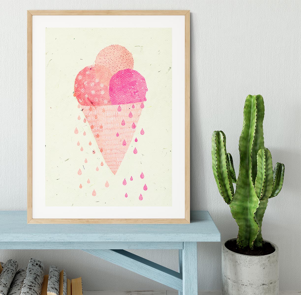 Yummy Ice Framed Print - 1x - 3