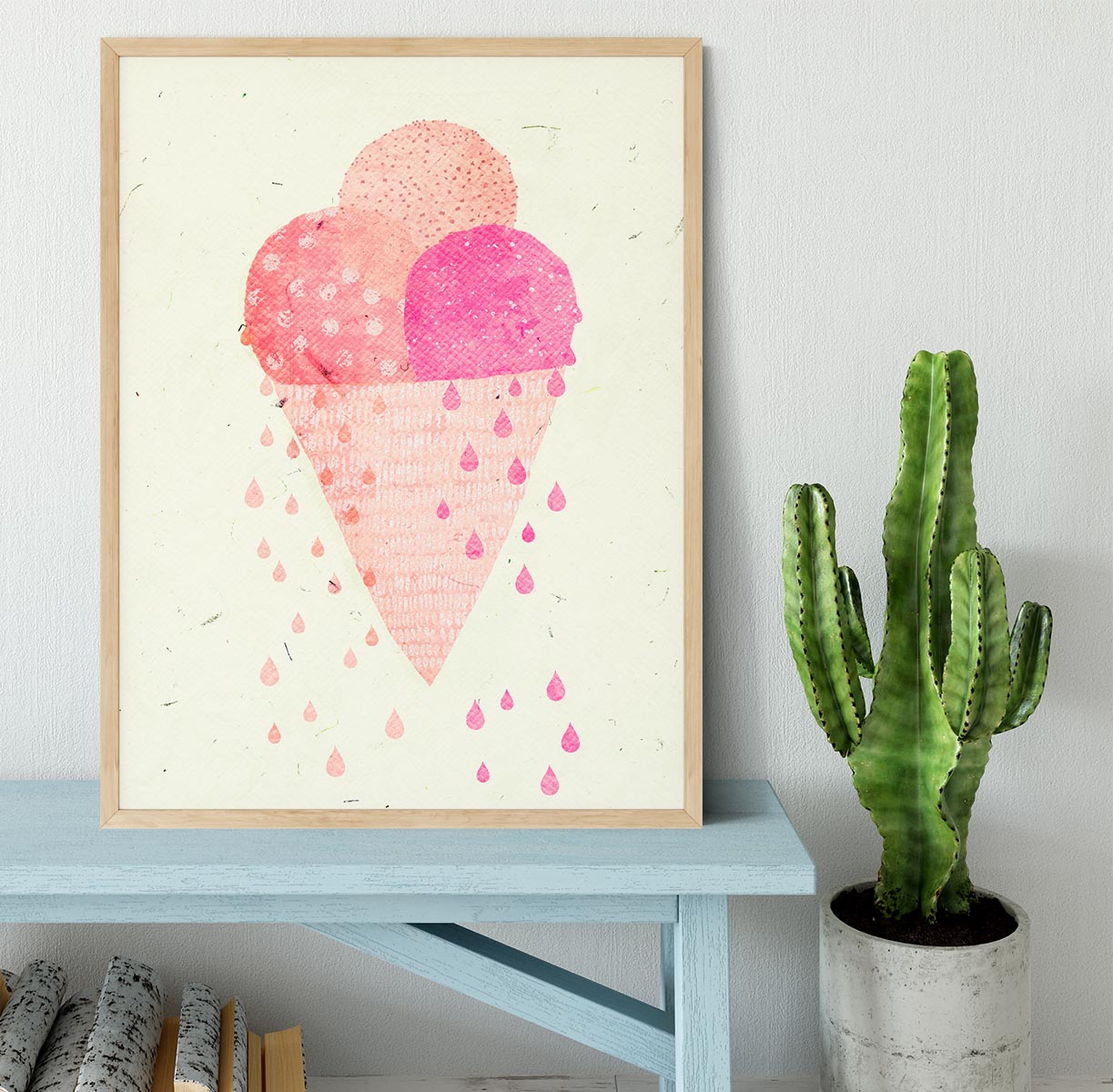 Yummy Ice Framed Print - 1x - 4