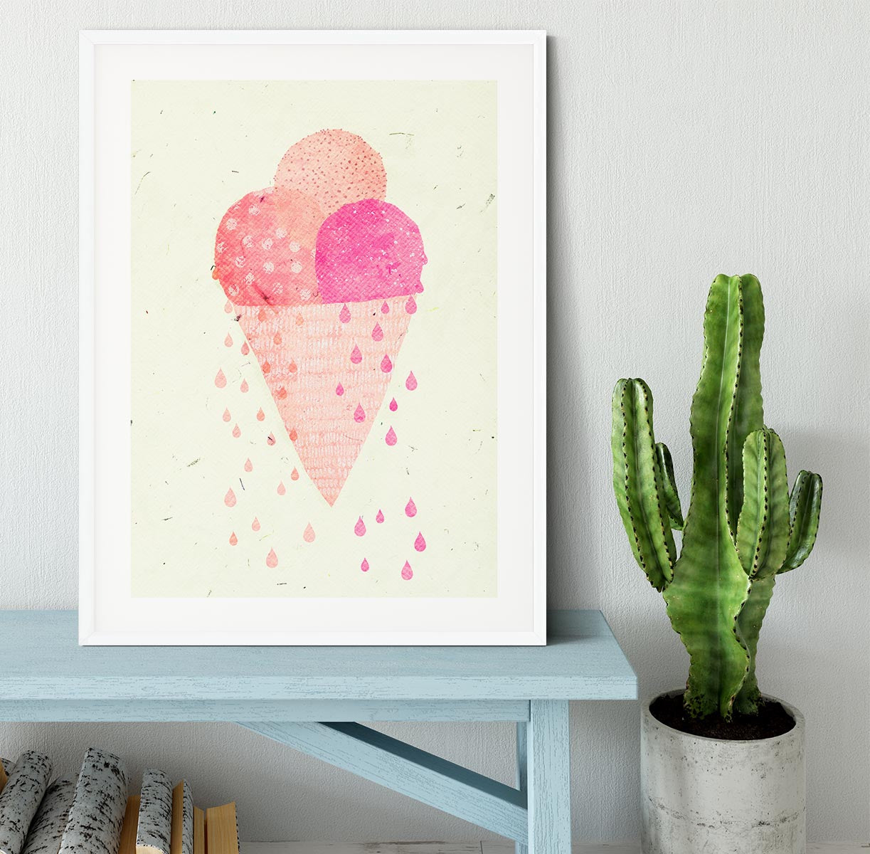 Yummy Ice Framed Print - 1x - 5