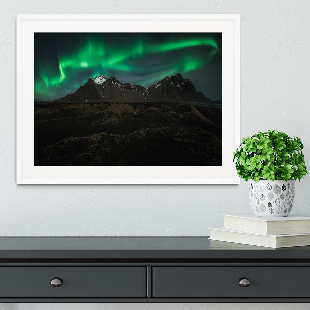 aurora borealis Framed Print - Canvas Art Rocks - 5