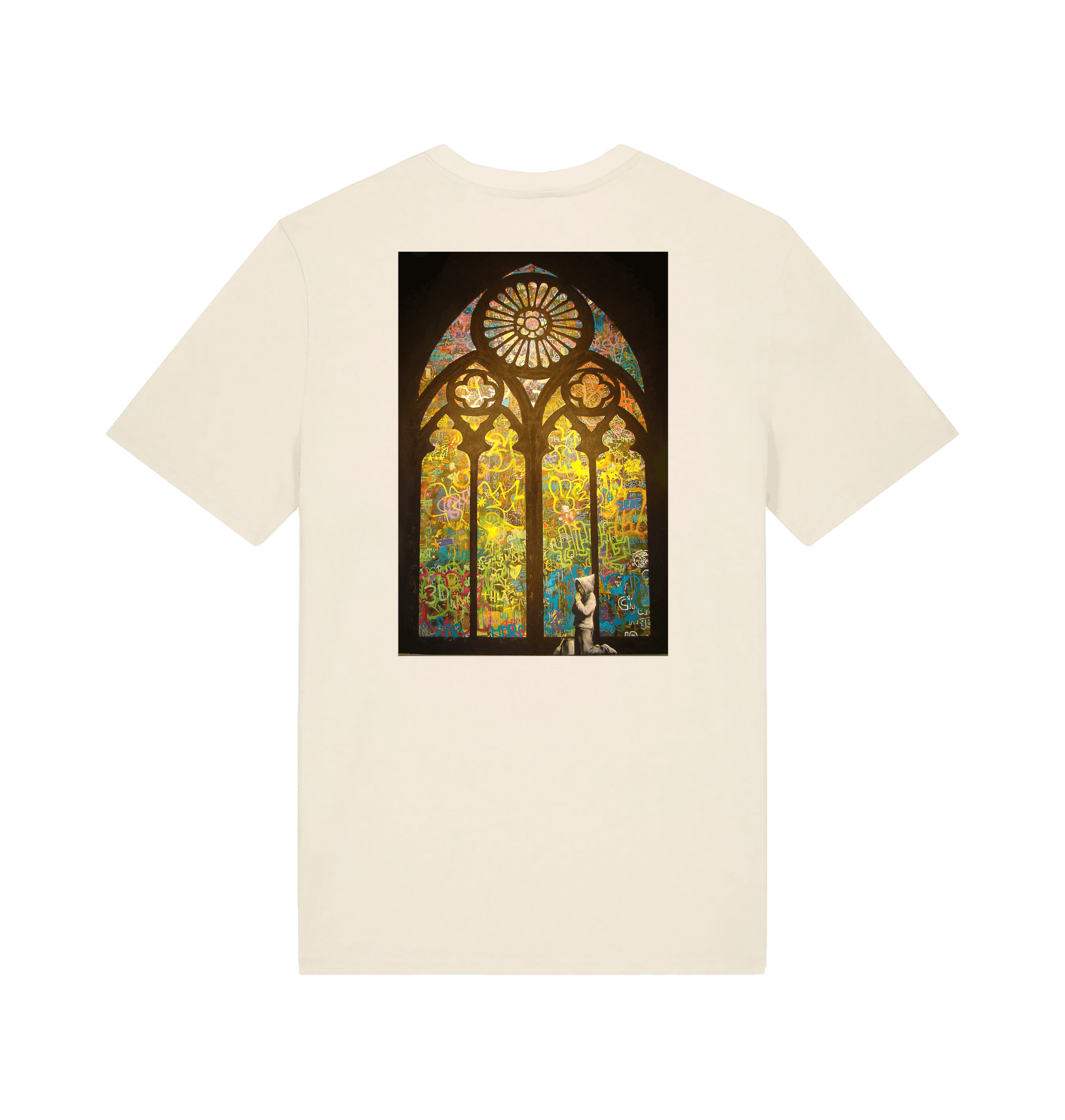 Natural Raw Printed T-shirt Back