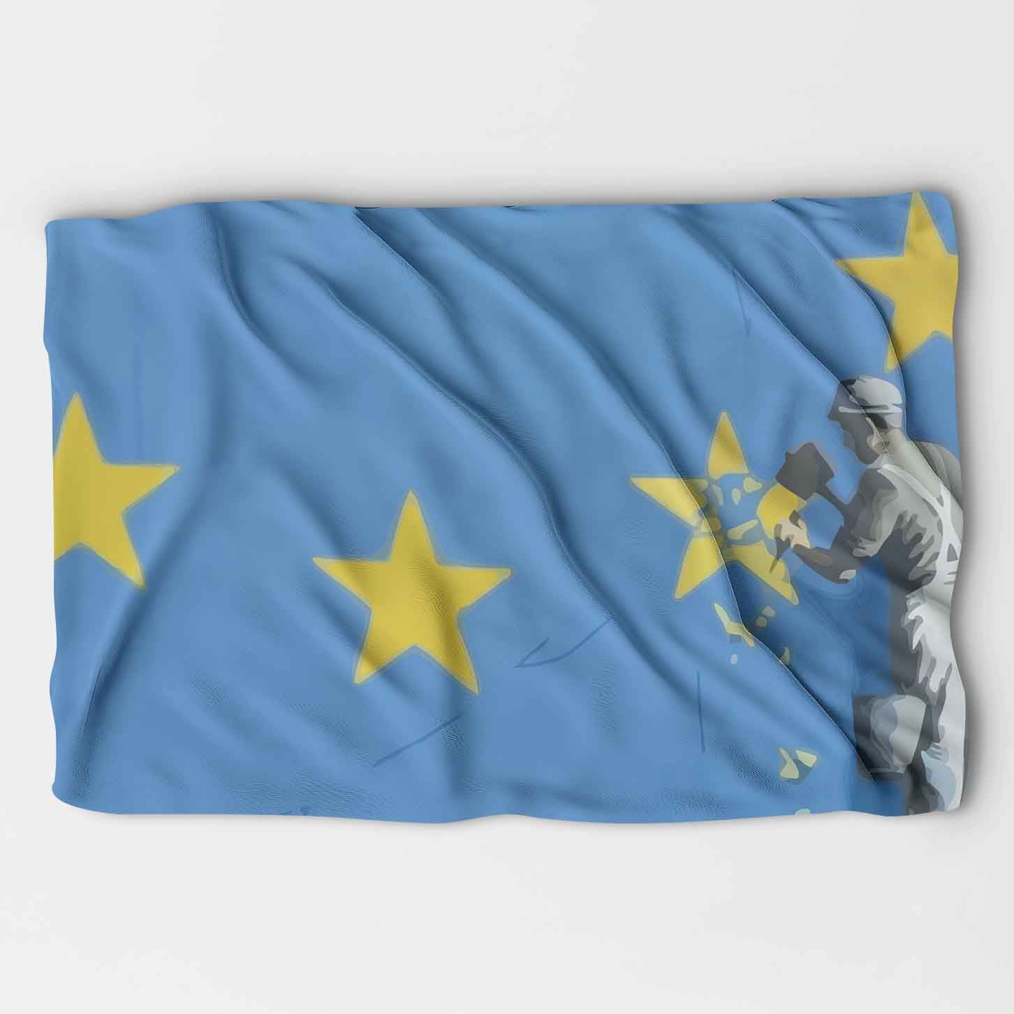Banksy Brexit Star Dover Blanket
