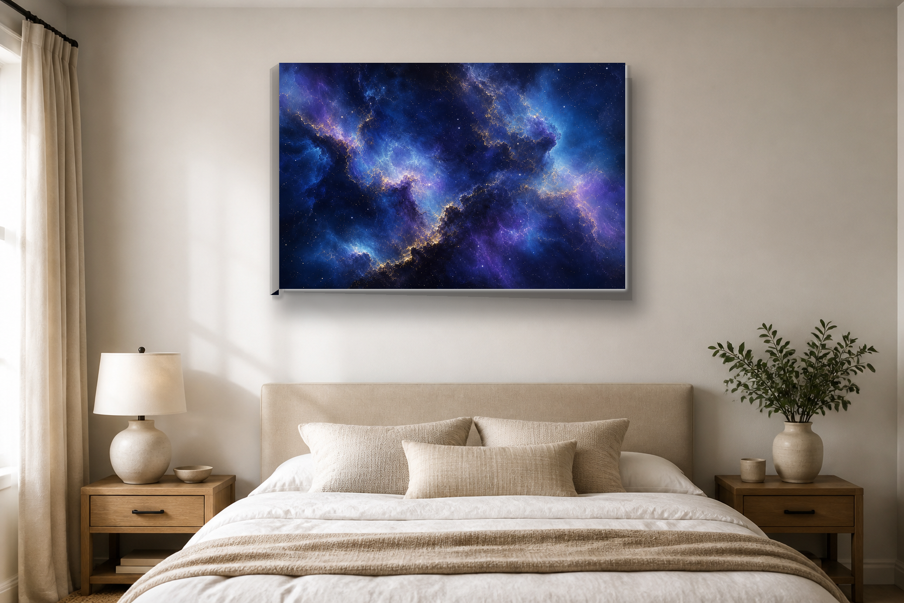 Deep Space Nebula Canvas Print