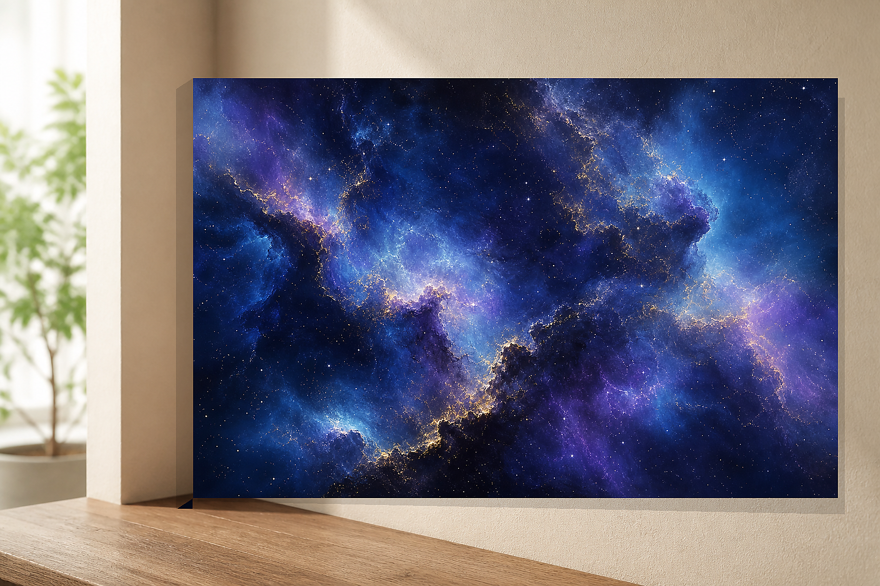 Deep Space Nebula Canvas Print