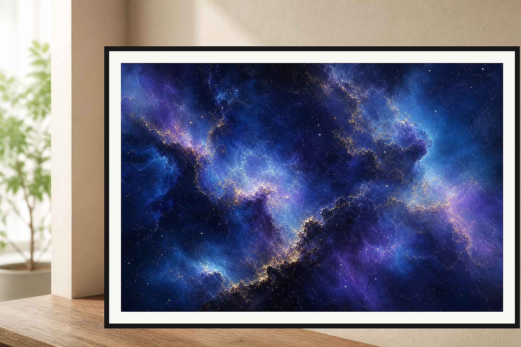 Deep Space Nebula Framed Print or Poster