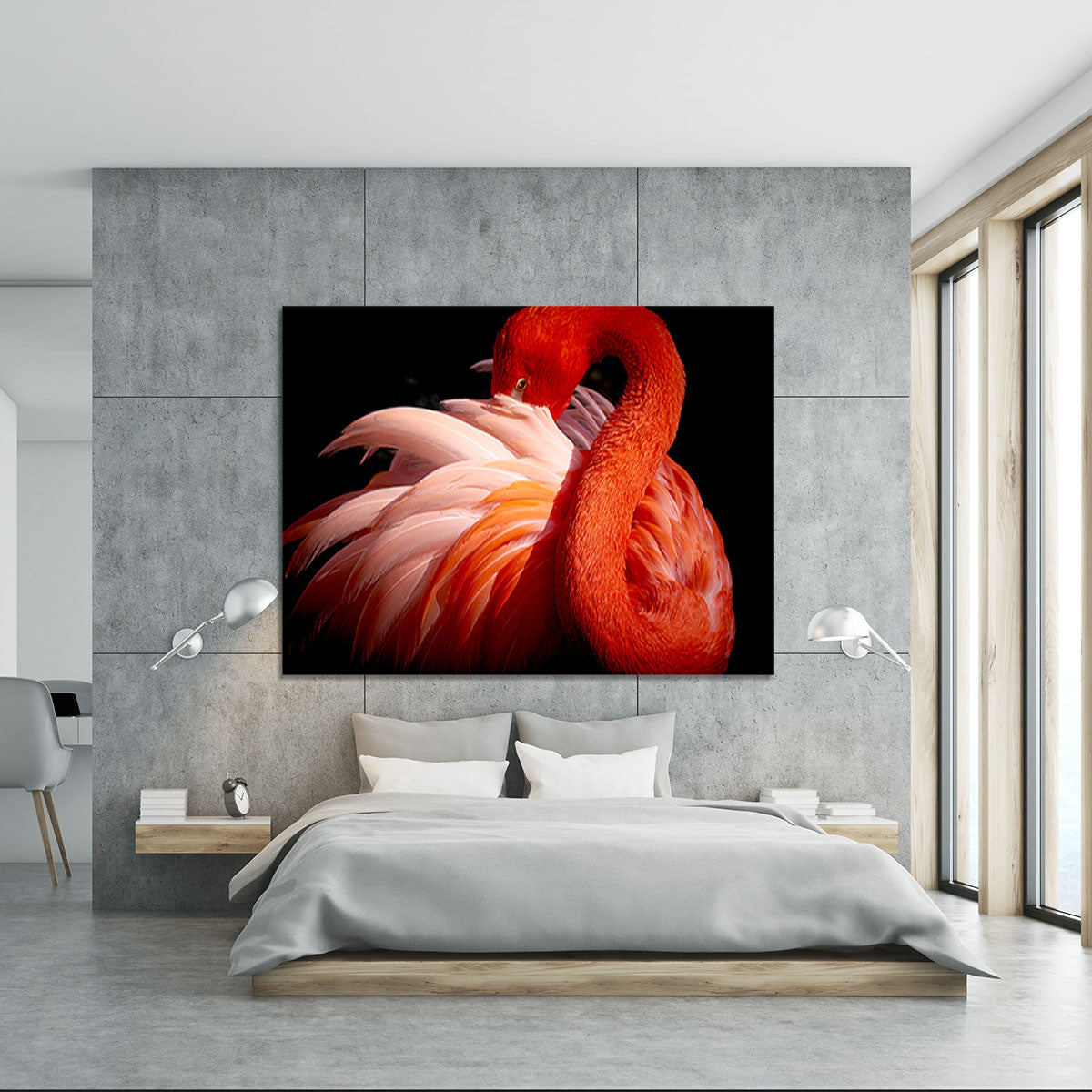 flamingo Canvas Print or Poster - 1x - 5