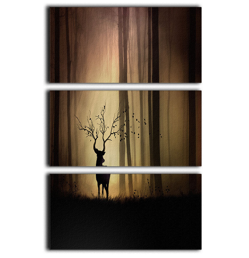 legendes d automne 3 Split Panel Canvas Print - 1x - 1