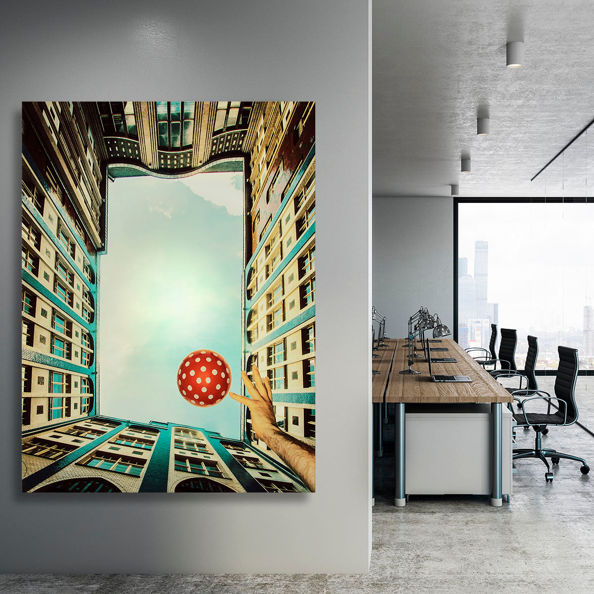 play it polka dot Canvas Print or Poster - 1x - 3