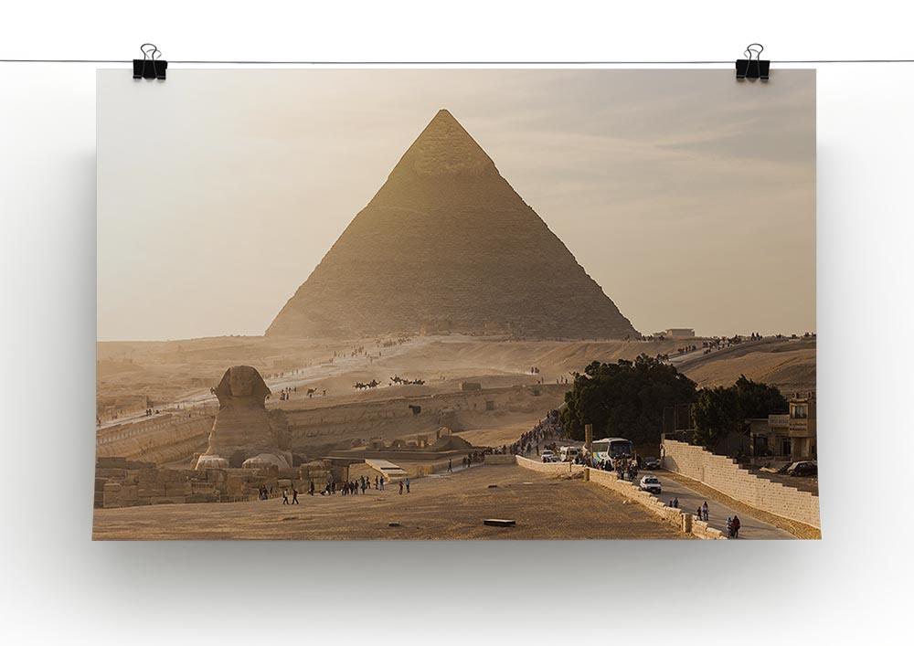 pyramid of Giza in Egypt Poster - Unframed