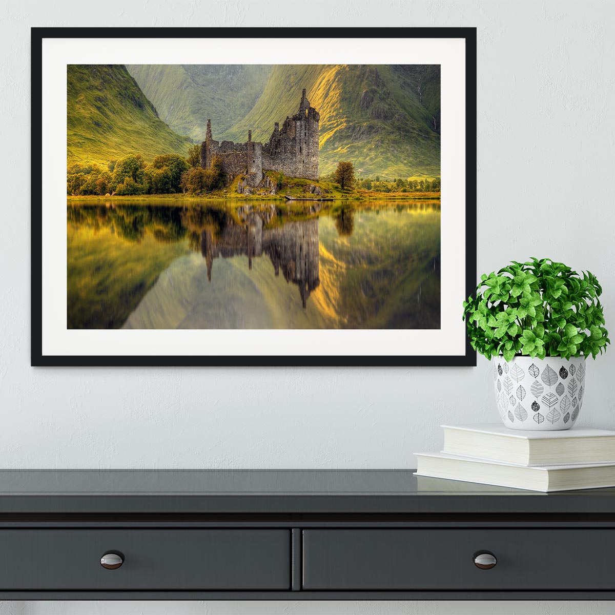 Kilchurn Framed Print - Canvas Art Rocks - 1