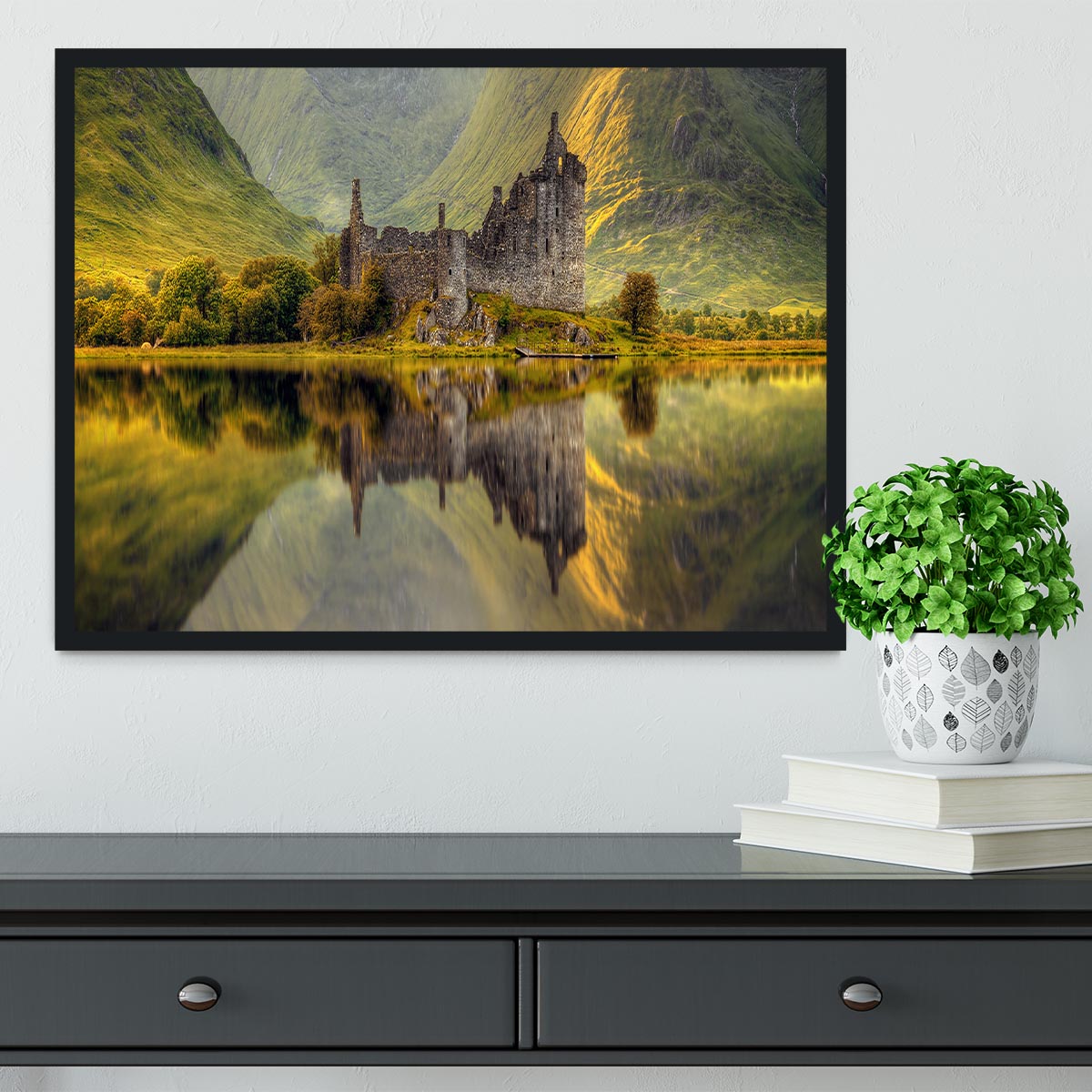 Kilchurn Framed Print - Canvas Art Rocks - 2