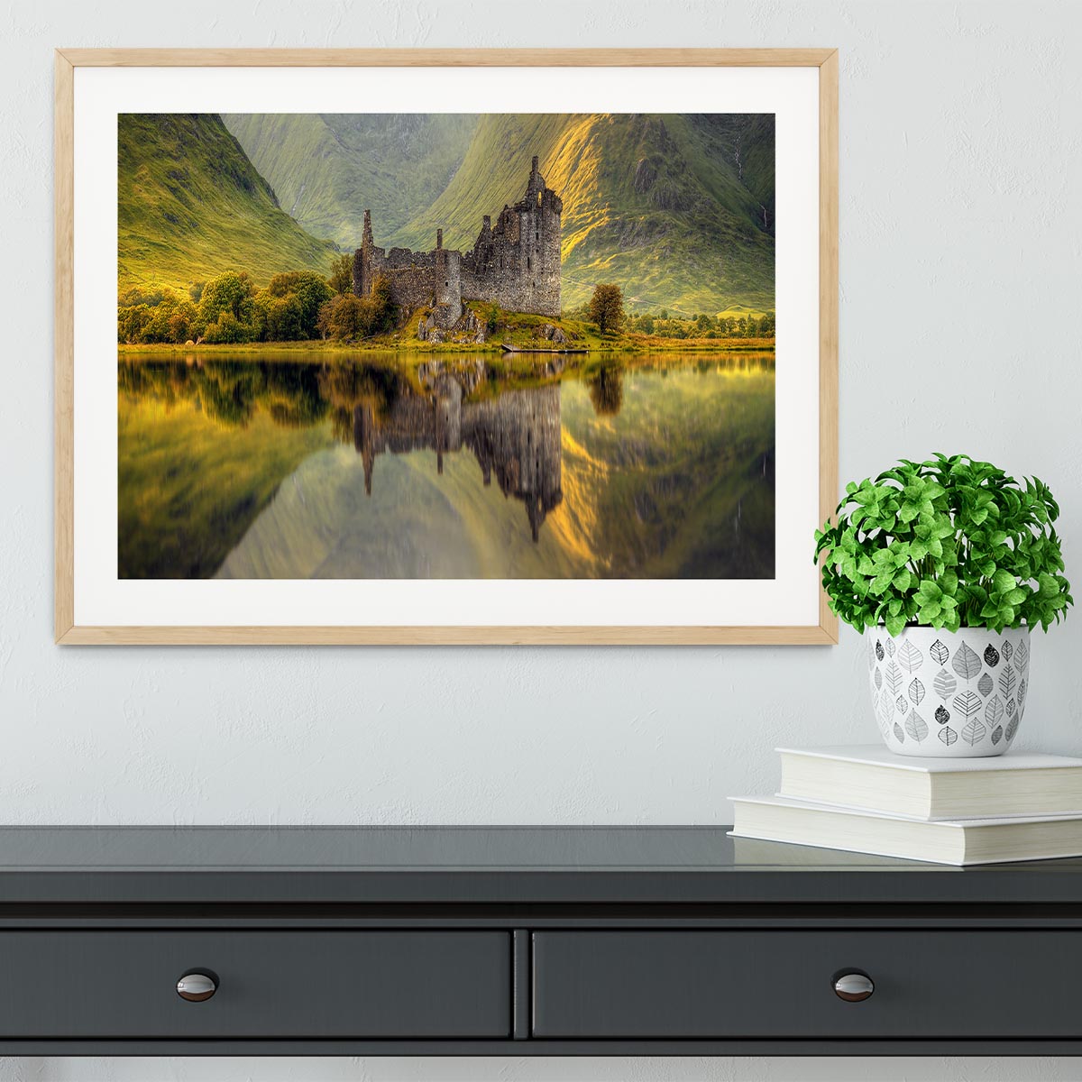 Kilchurn Framed Print - Canvas Art Rocks - 3