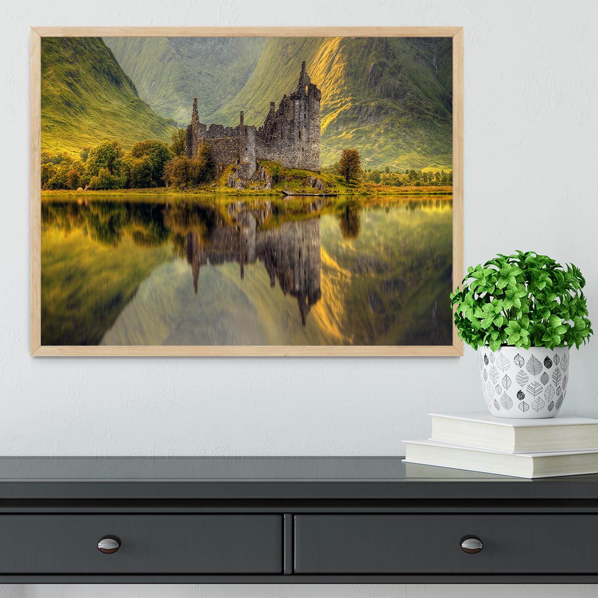 Kilchurn Framed Print - Canvas Art Rocks - 4