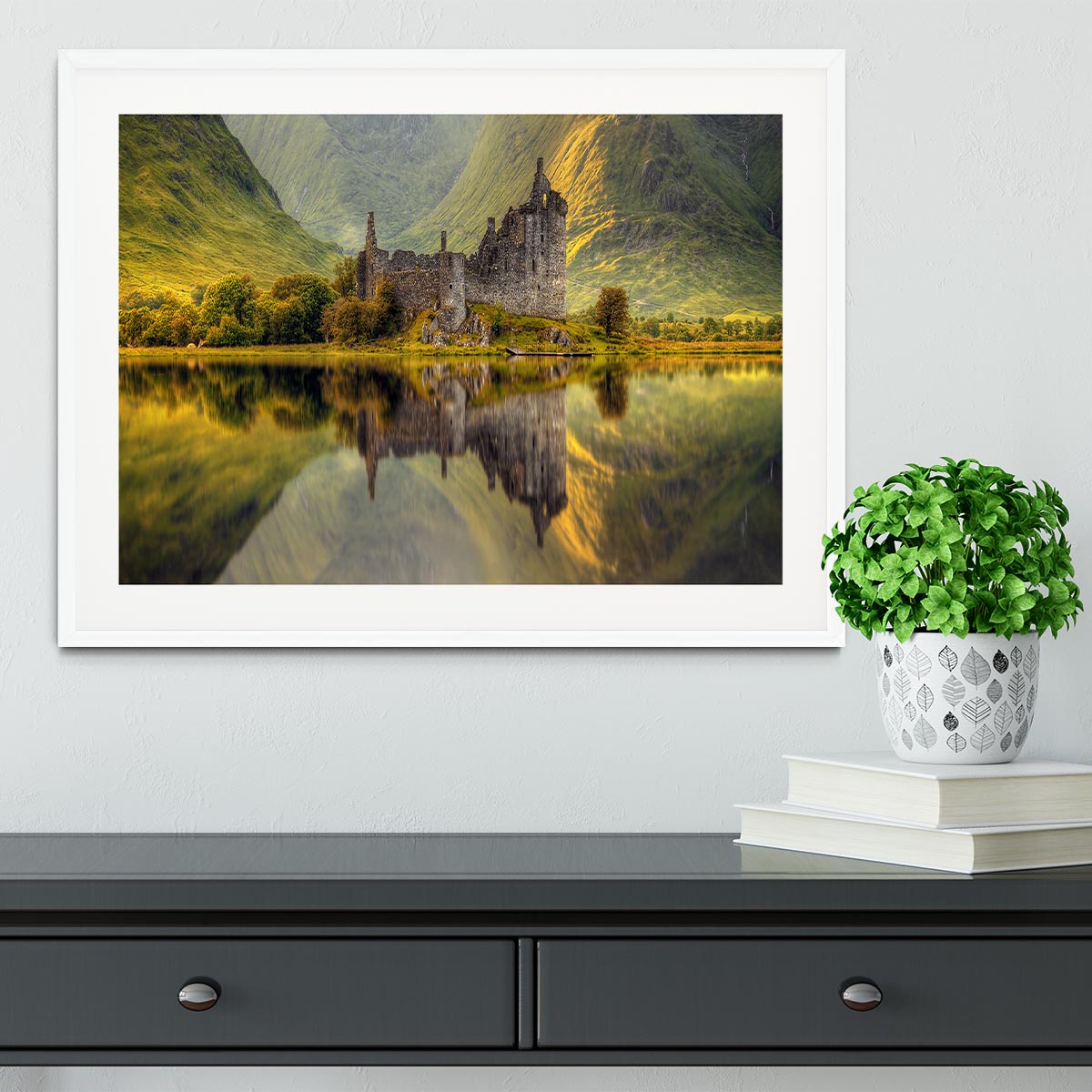 Kilchurn Framed Print - Canvas Art Rocks - 5