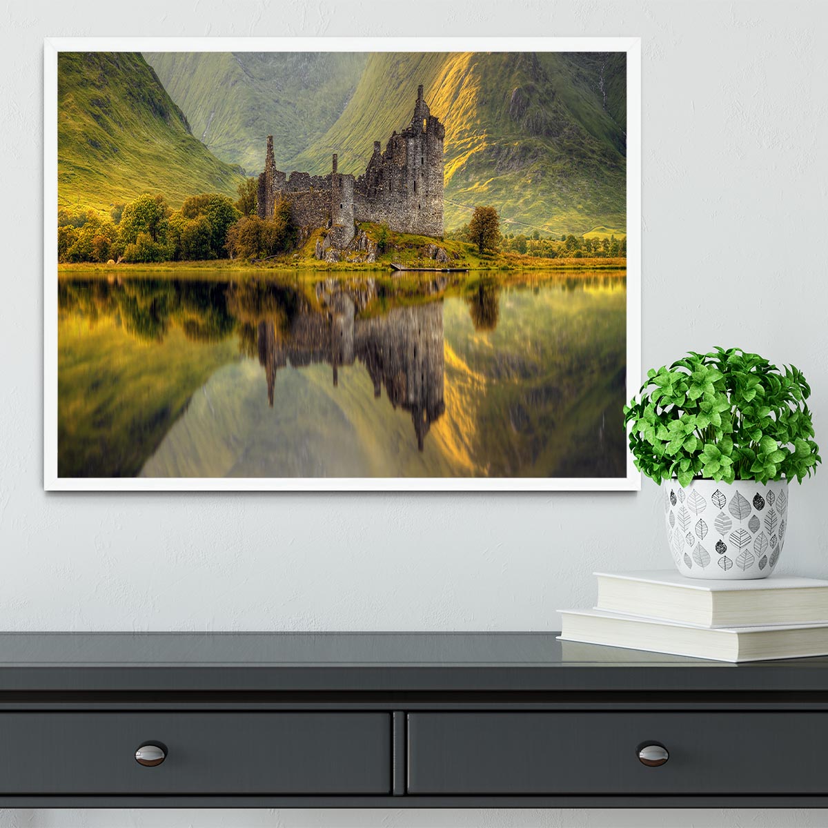 Kilchurn Framed Print - Canvas Art Rocks -6