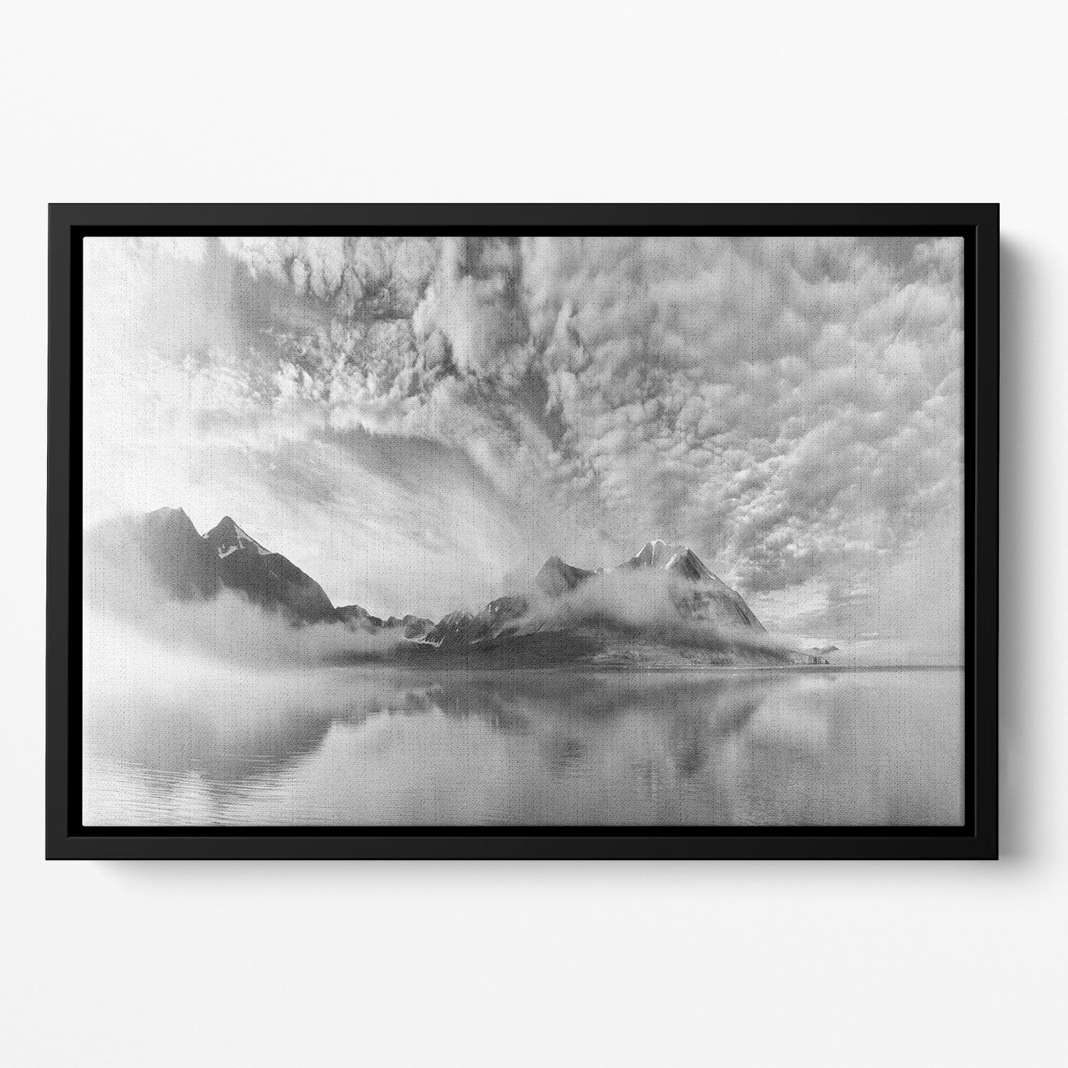 Morning Mist Floating Framed Canvas - Canvas Art Rocks - 2