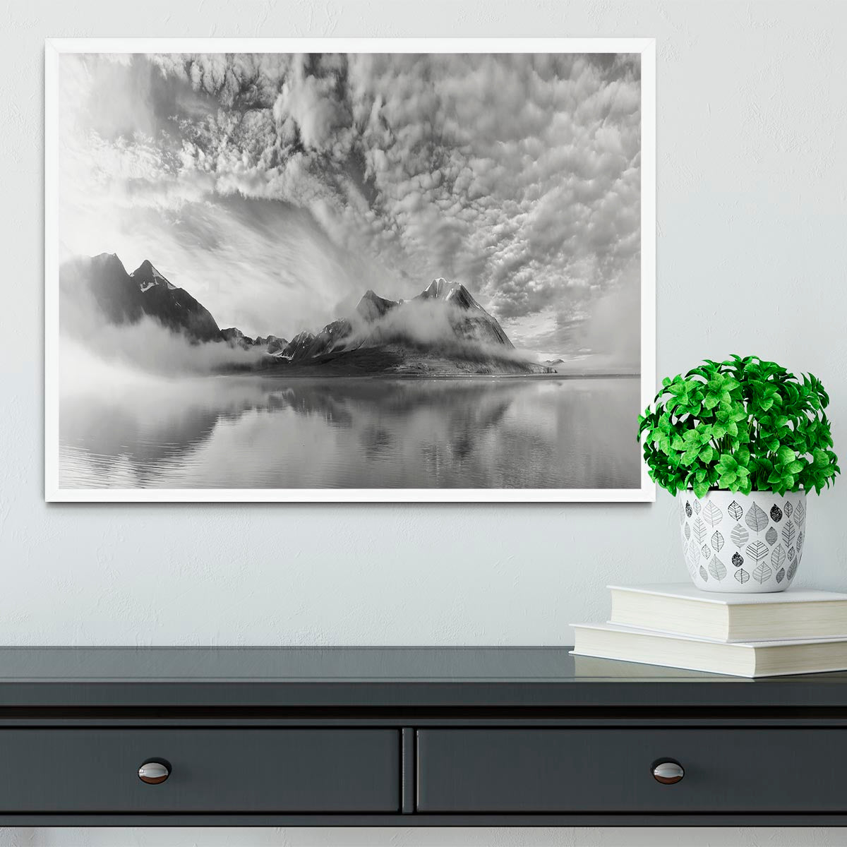 Morning Mist Framed Print - Canvas Art Rocks -6