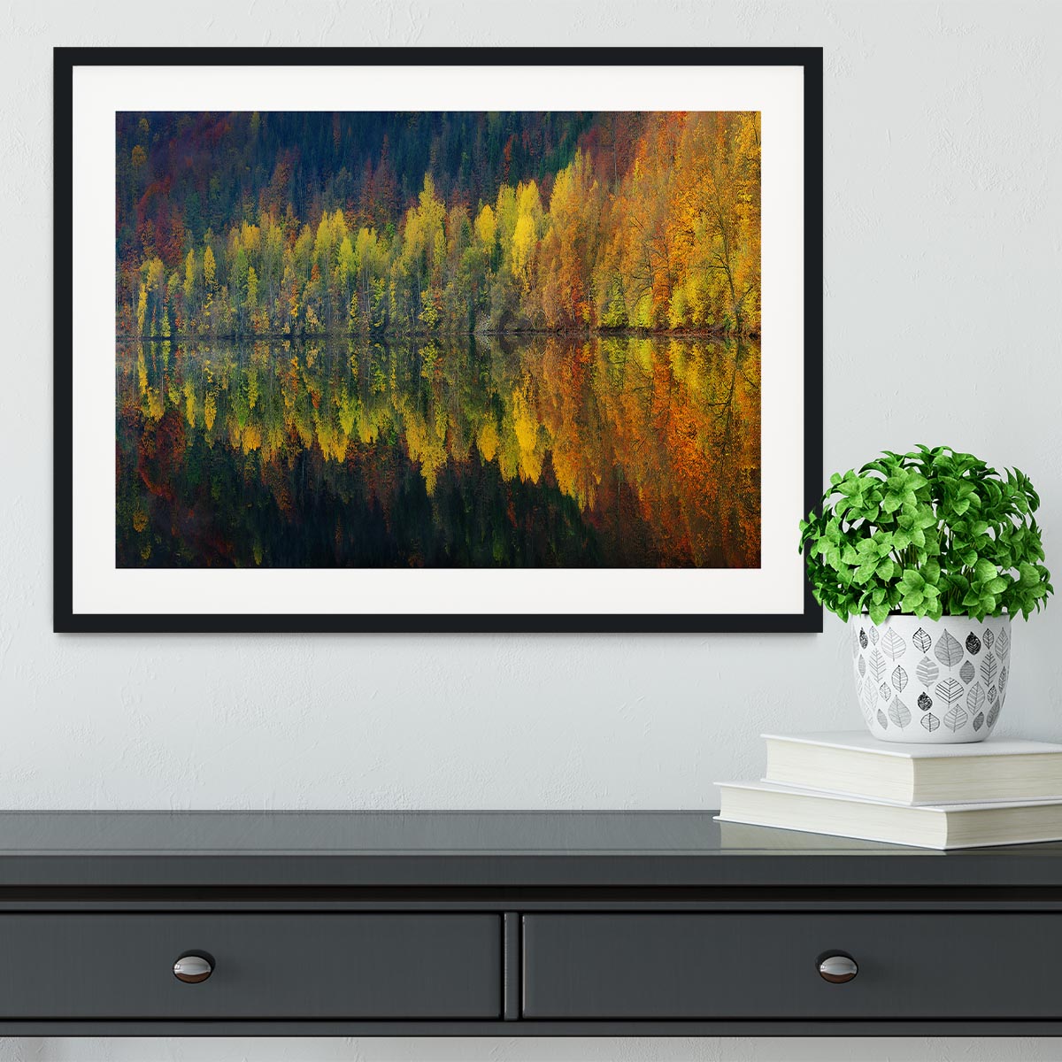 Autumnal Silence Framed Print - Canvas Art Rocks - 1