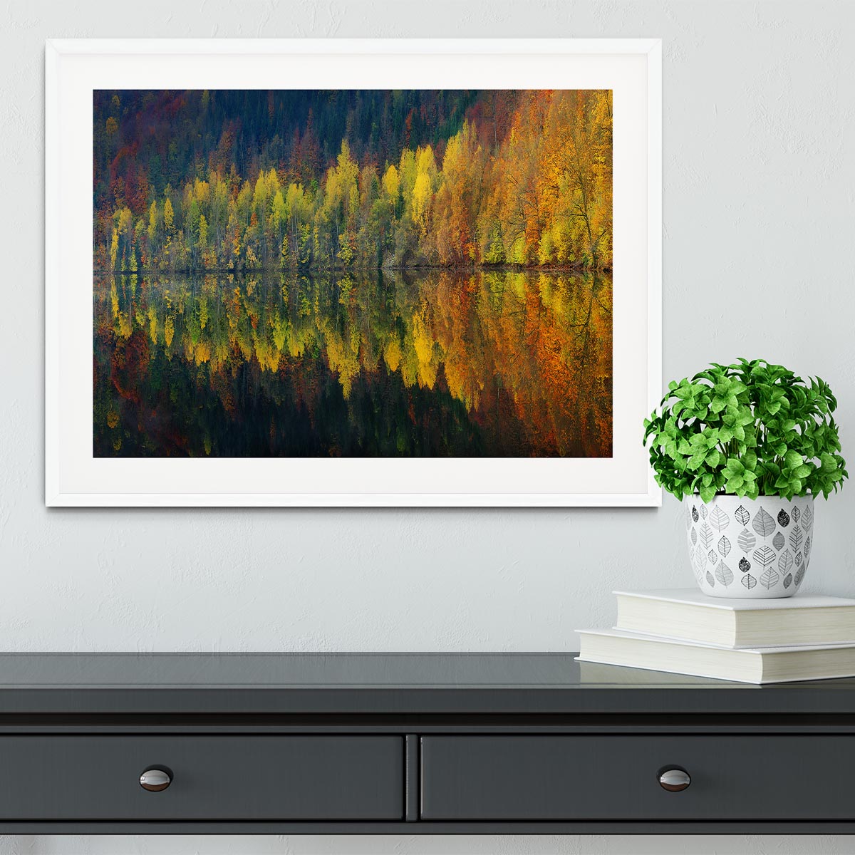 Autumnal Silence Framed Print - Canvas Art Rocks - 5