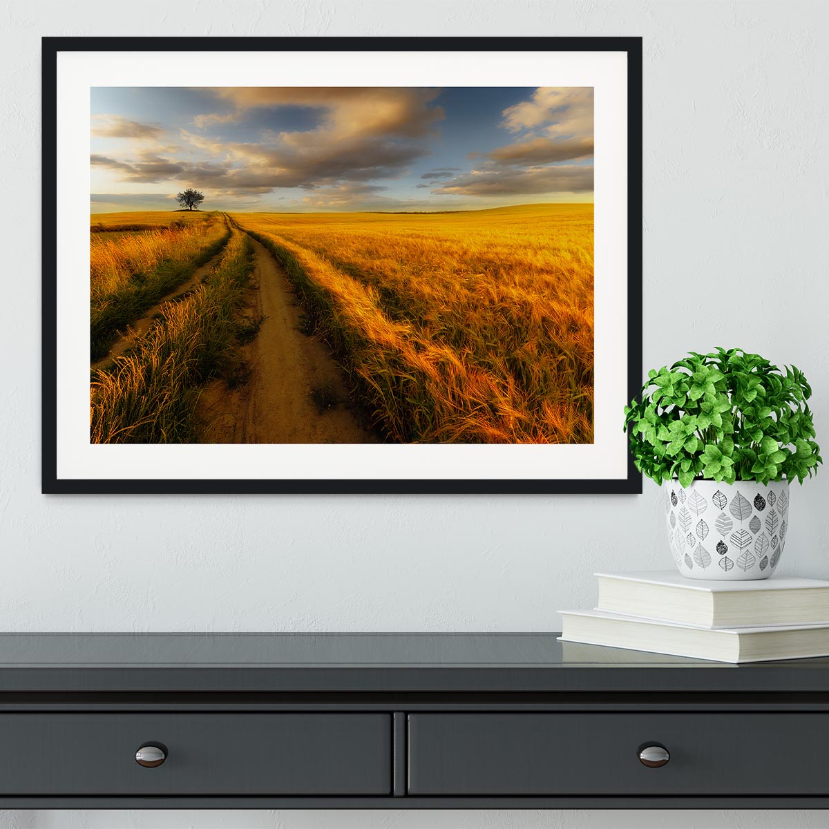 Yellow Framed Print - Canvas Art Rocks - 1