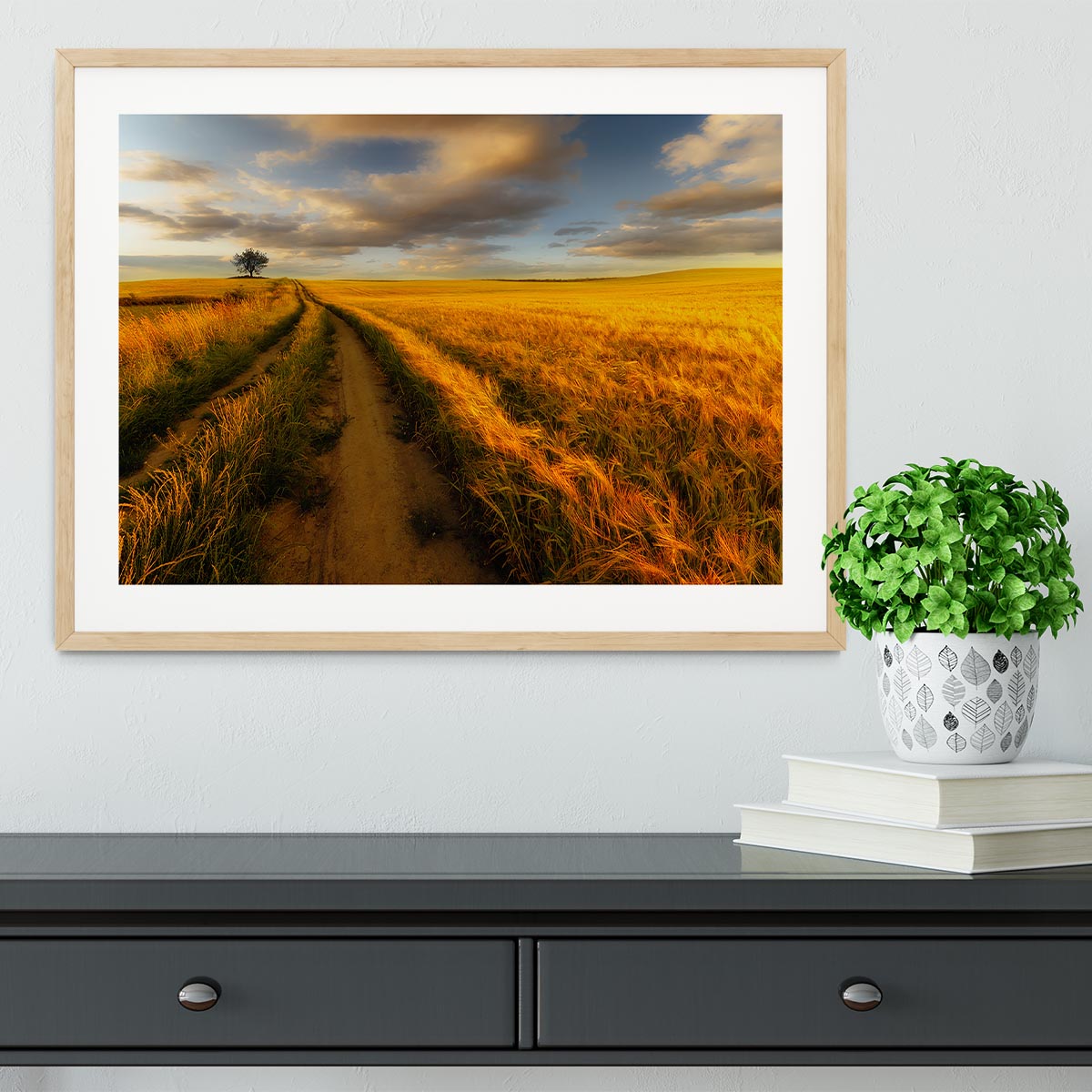 Yellow Framed Print - Canvas Art Rocks - 3