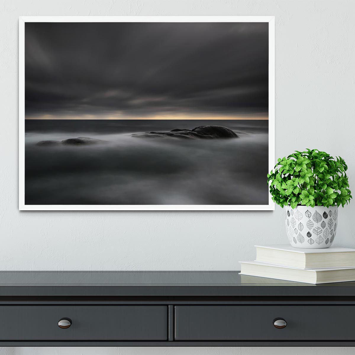 Tranquility Framed Print - Canvas Art Rocks -6