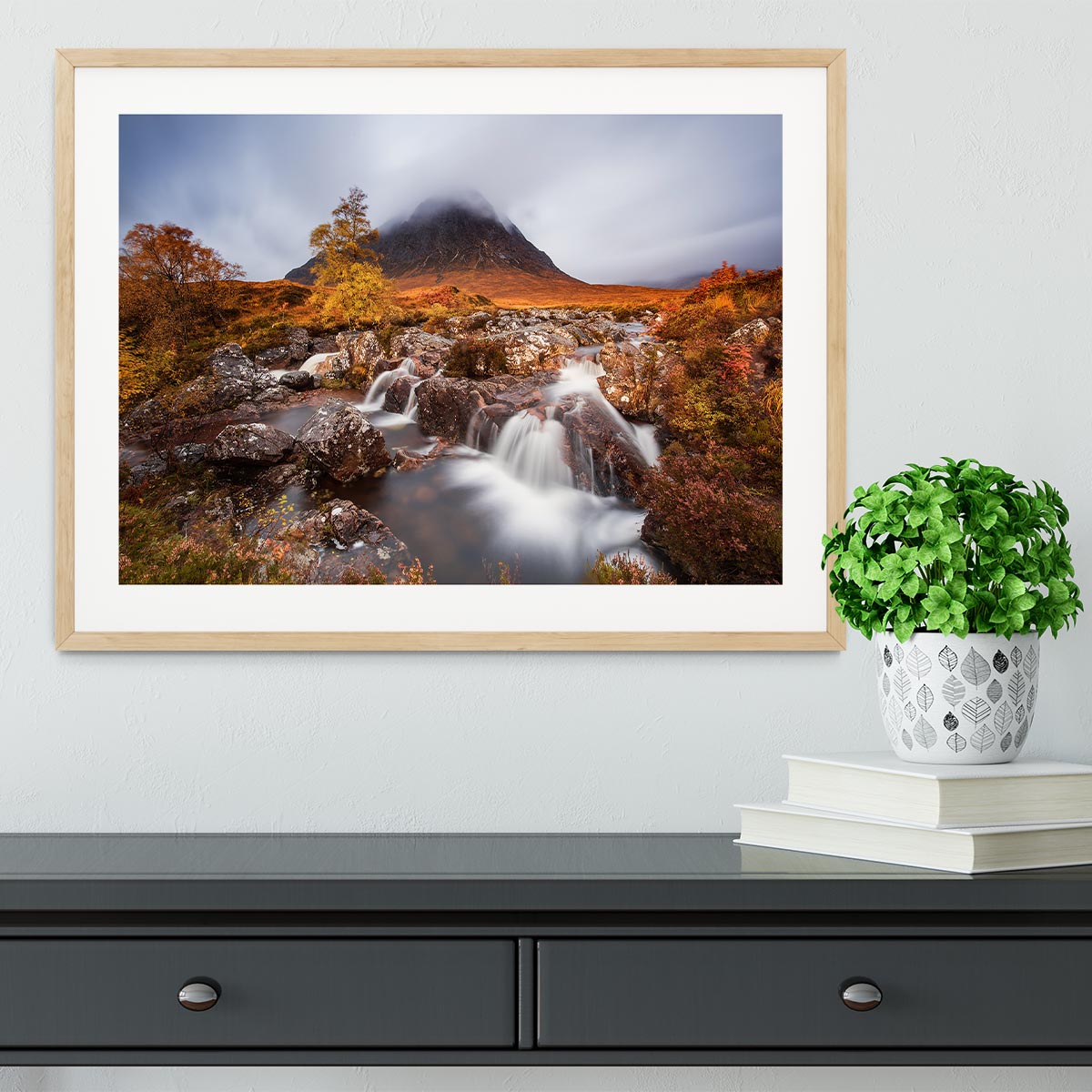 Autumn In The Glencoe Framed Print - Canvas Art Rocks - 3