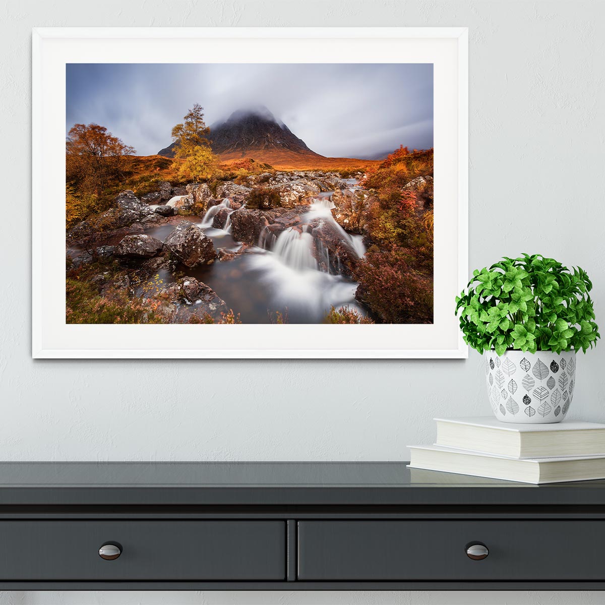 Autumn In The Glencoe Framed Print - Canvas Art Rocks - 5