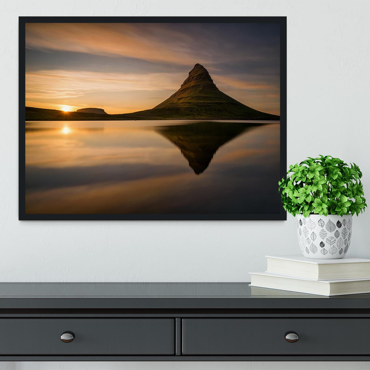 Kirkjufell Framed Print - Canvas Art Rocks - 2