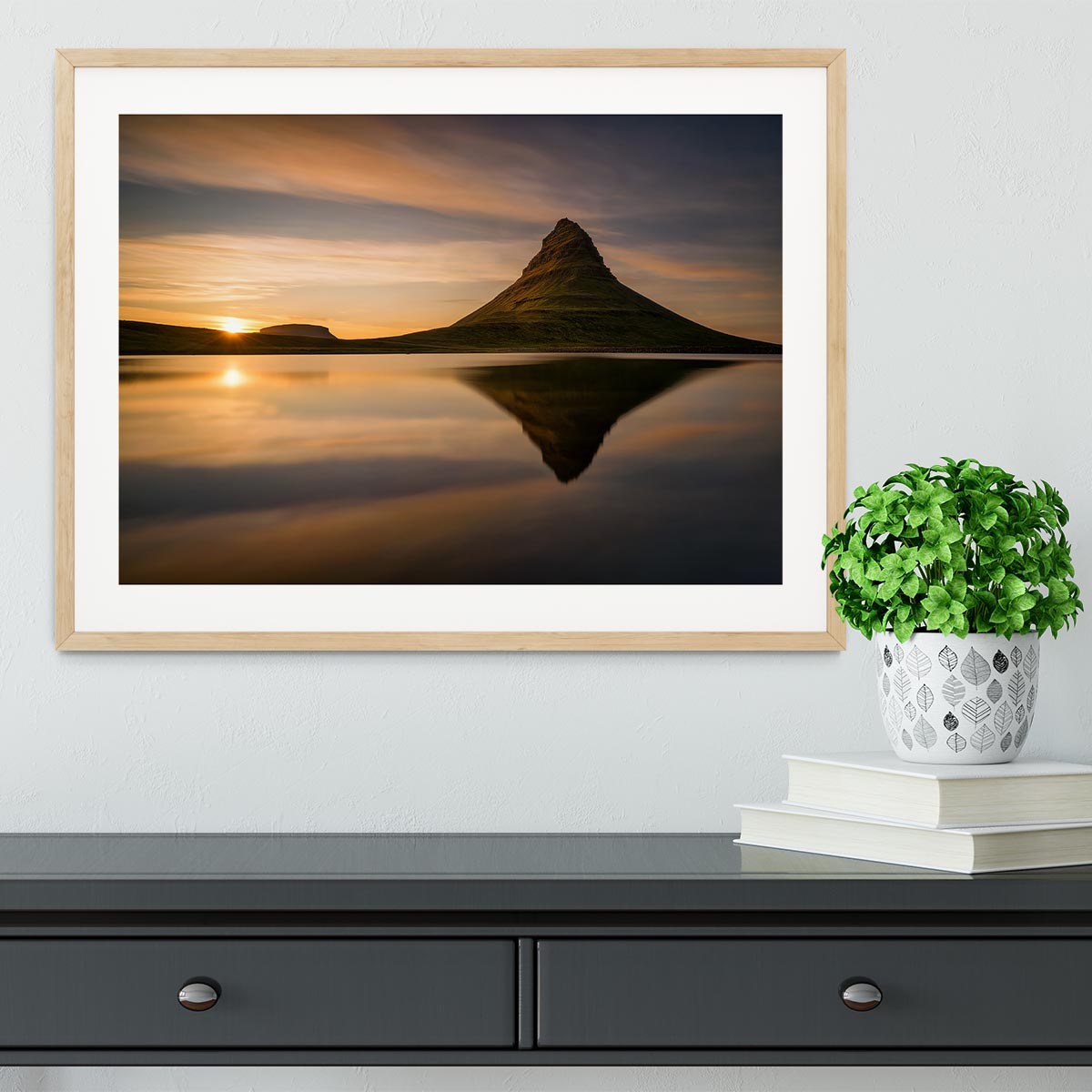 Kirkjufell Framed Print - Canvas Art Rocks - 3