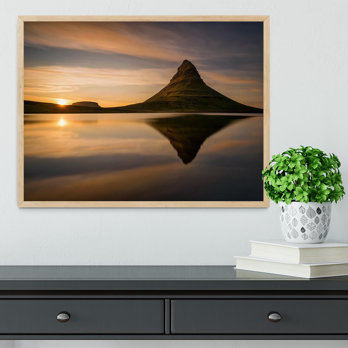 Kirkjufell Framed Print - Canvas Art Rocks - 4