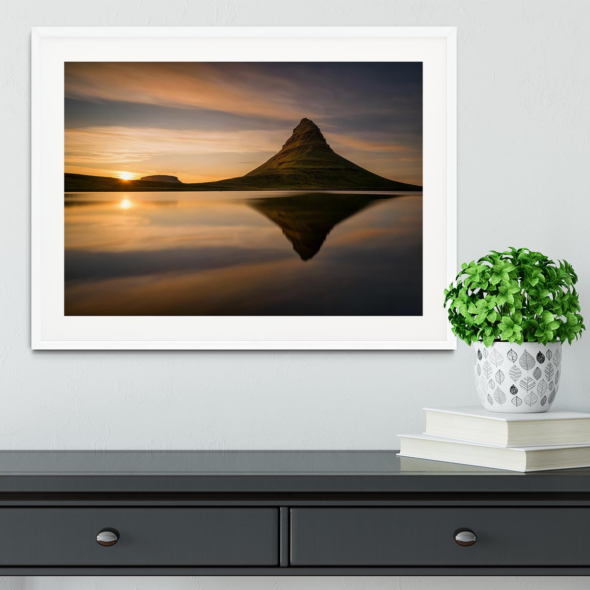 Kirkjufell Framed Print - Canvas Art Rocks - 5