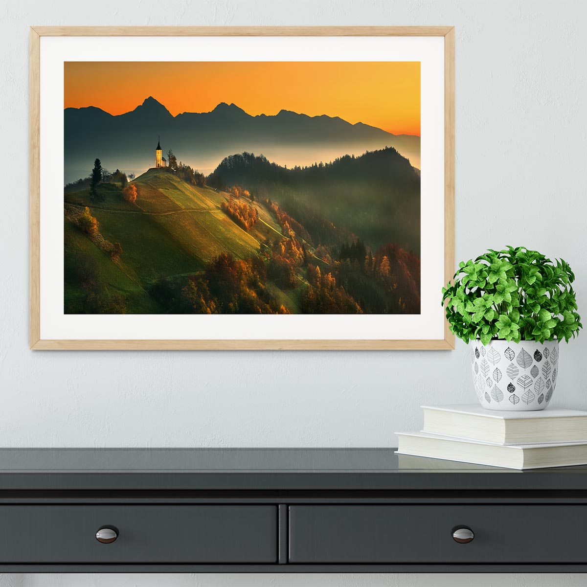 Slovenian Autumn Framed Print - Canvas Art Rocks - 3