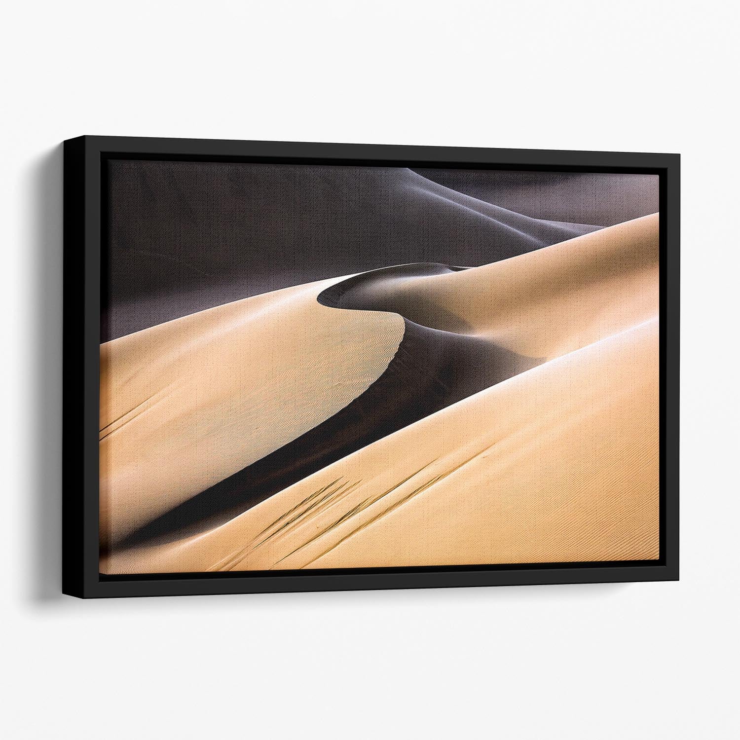 Desert Sand Floating Framed Canvas - Canvas Art Rocks - 1