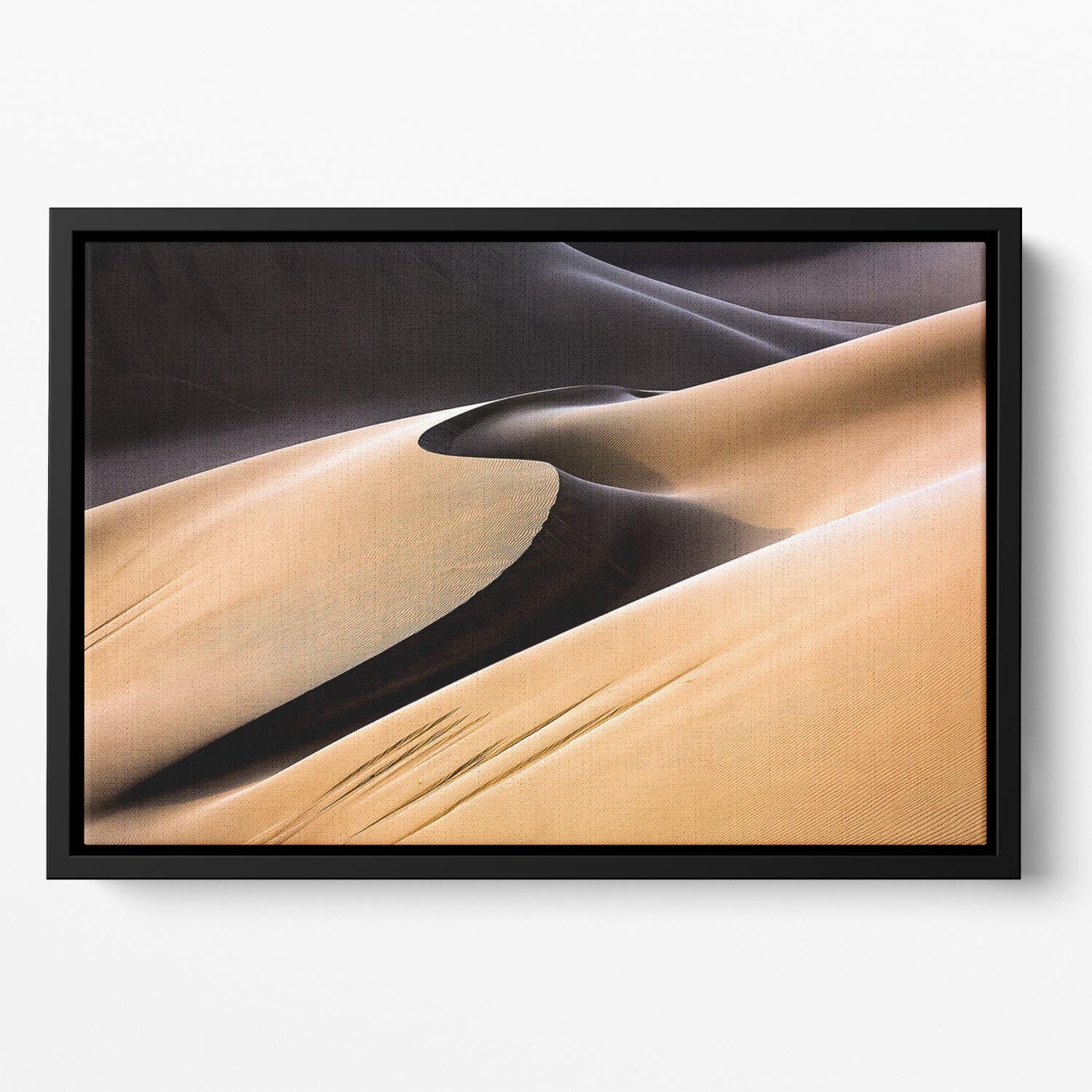 Desert Sand Floating Framed Canvas - Canvas Art Rocks - 2