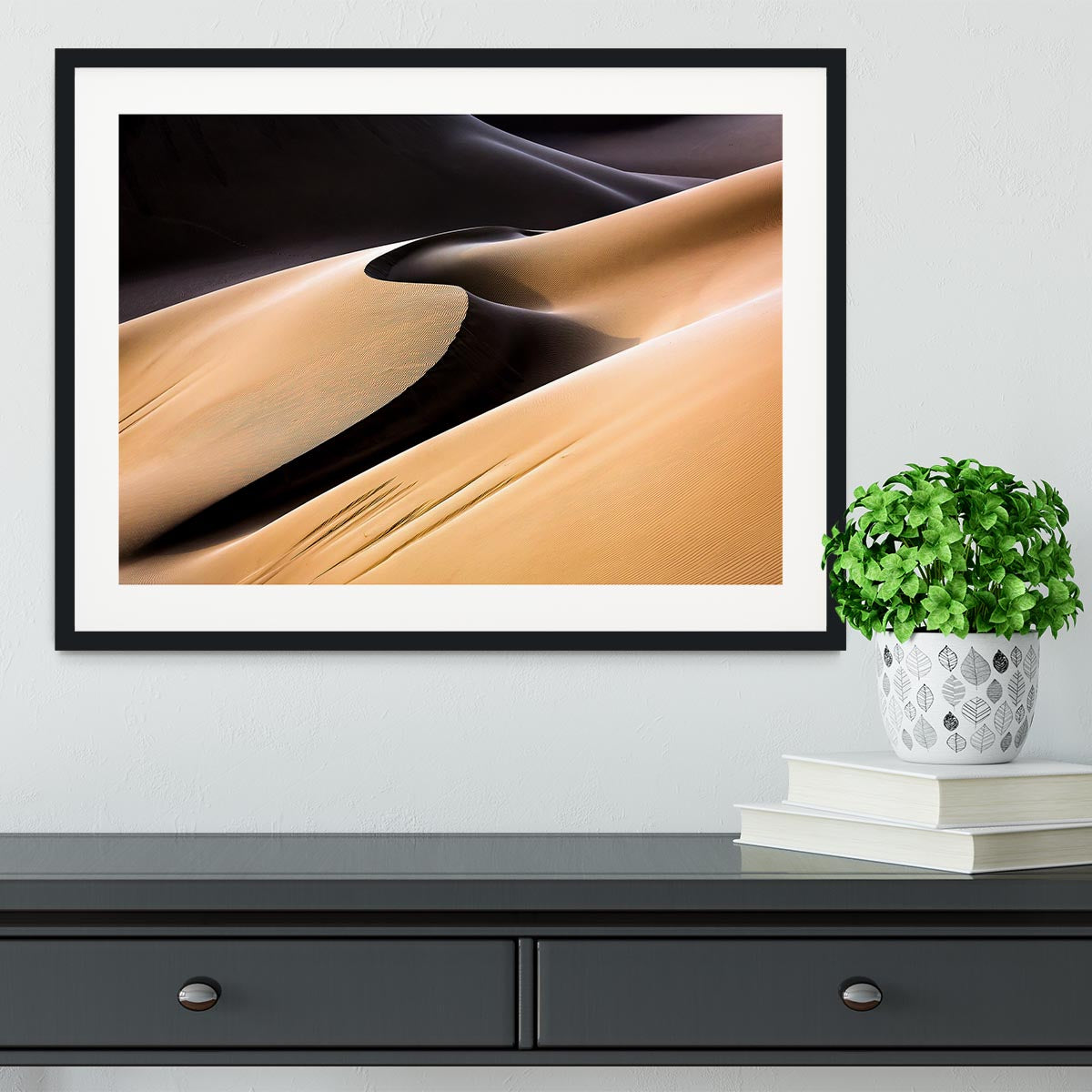 Desert Sand Framed Print - Canvas Art Rocks - 1