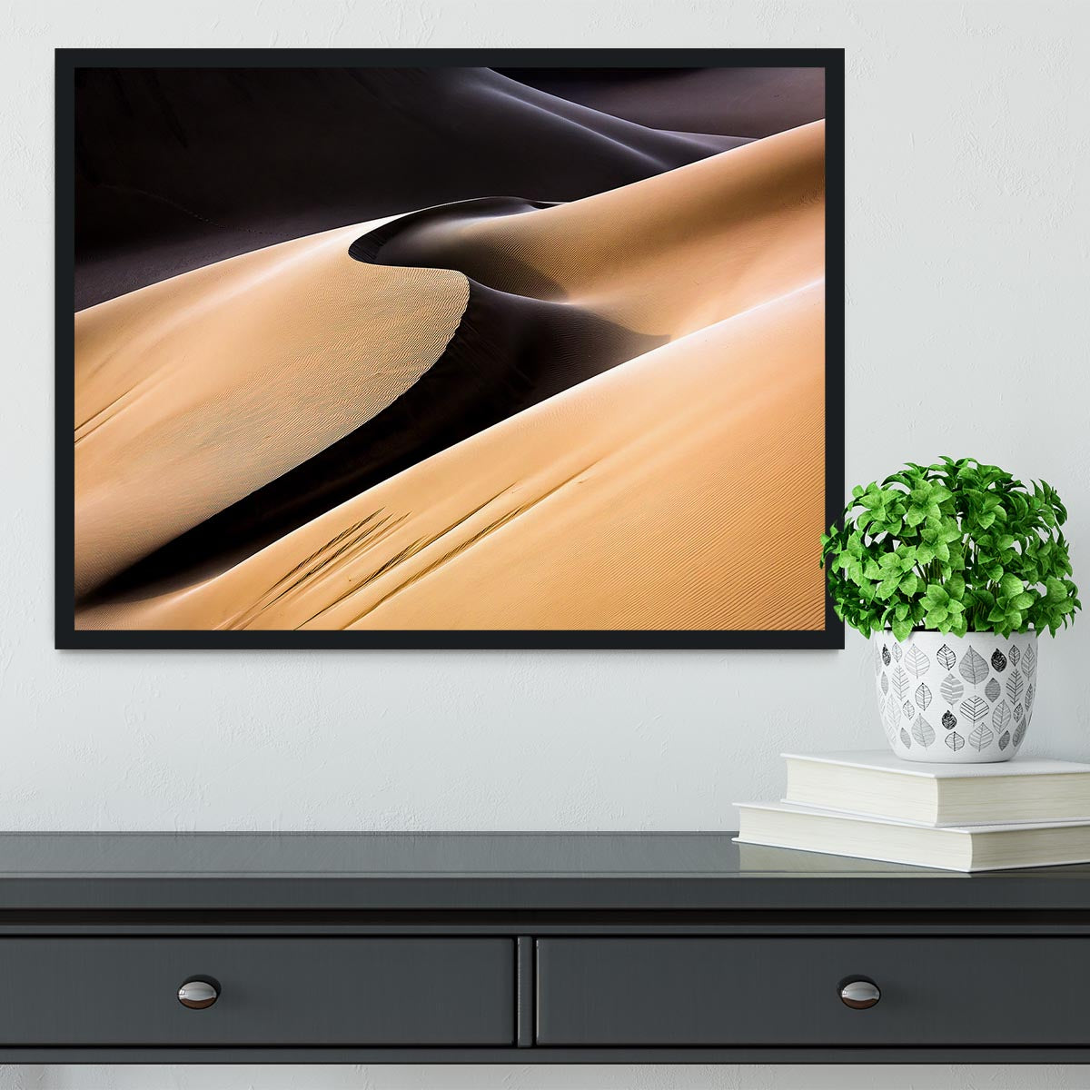 Desert Sand Framed Print - Canvas Art Rocks - 2