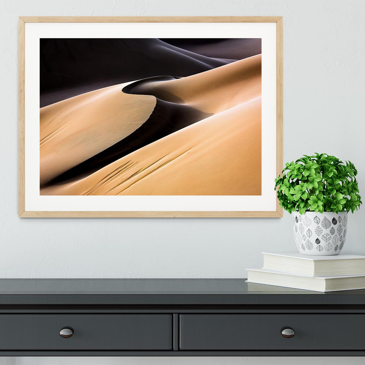 Desert Sand Framed Print - Canvas Art Rocks - 3